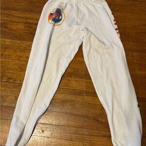 Aviator Nation Sweatpants White EXTRA-SMALL